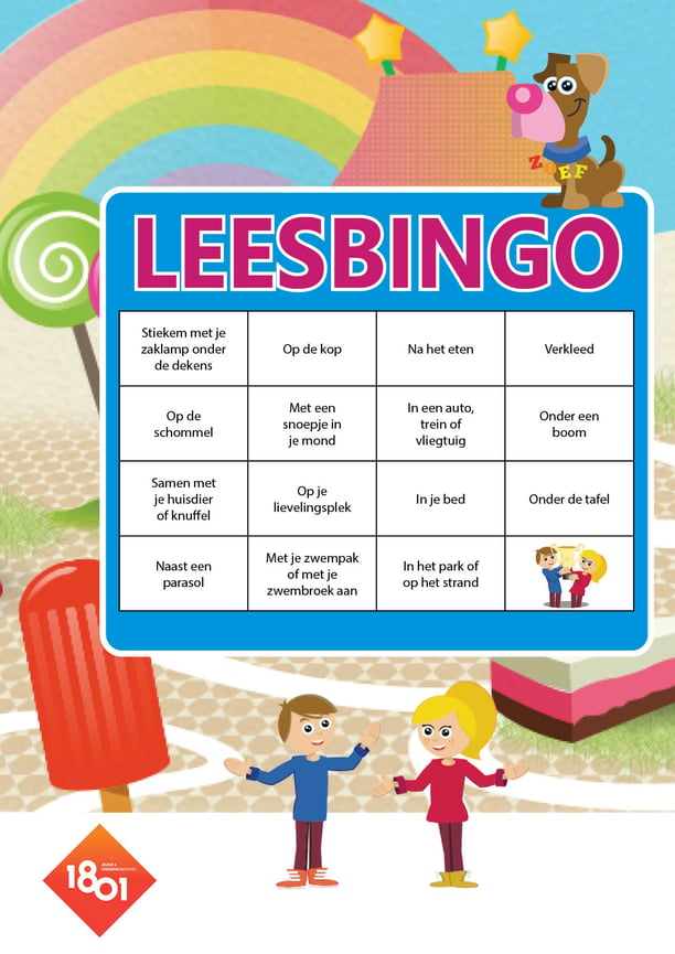 Leesbingo zomer - 1801